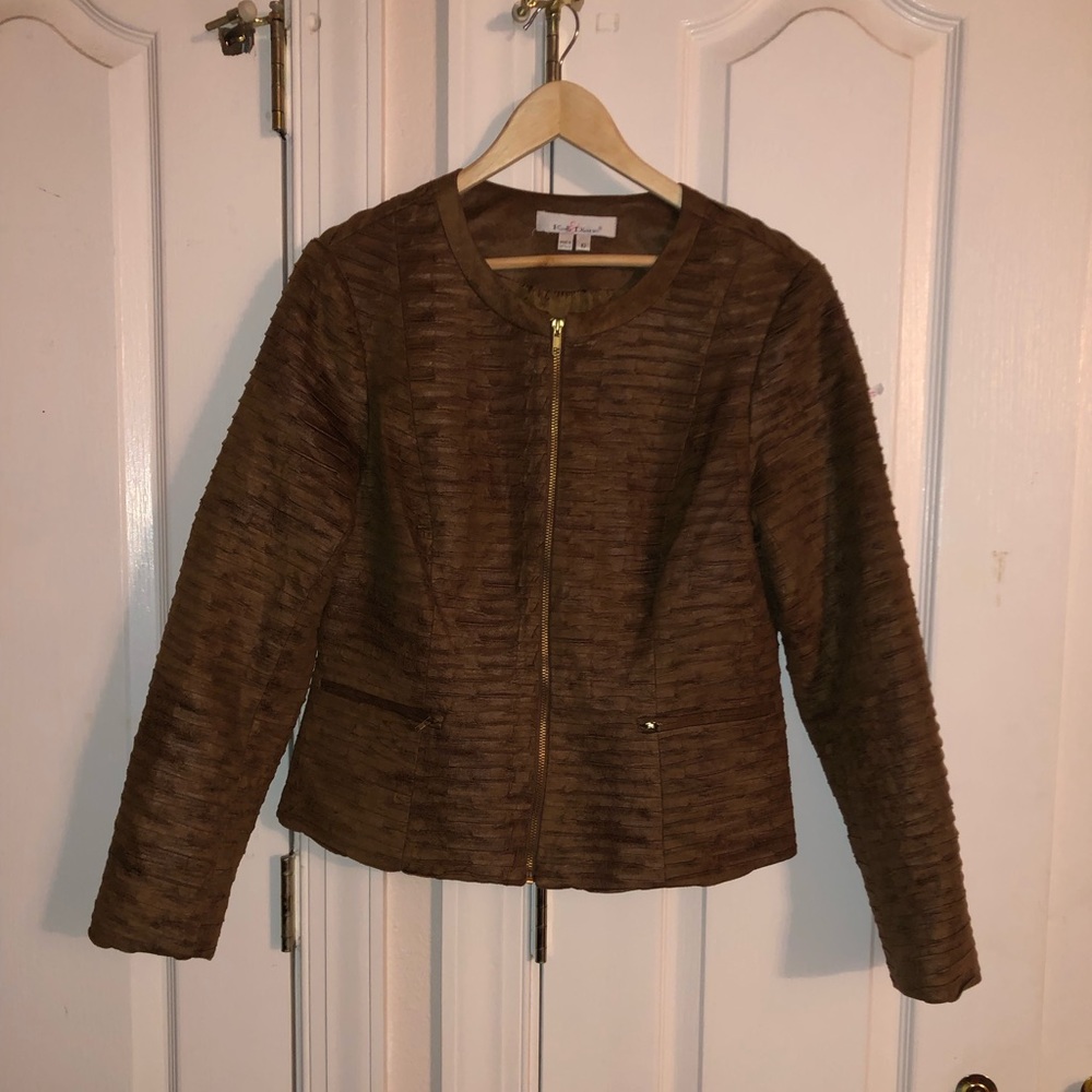 Brown Suede Blazer